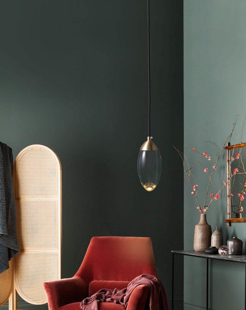 Metavaya Pendant light Brass crystal Pendant Lamp