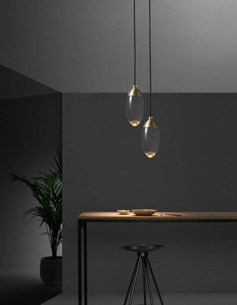 Metavaya Pendant light Brass crystal Pendant Lamp