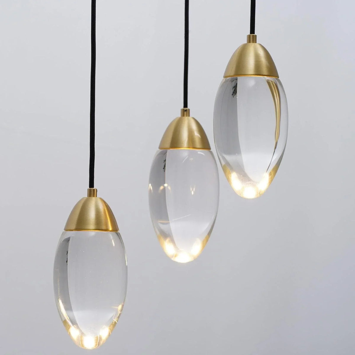 Metavaya Pendant light Brass crystal Pendant Lamp