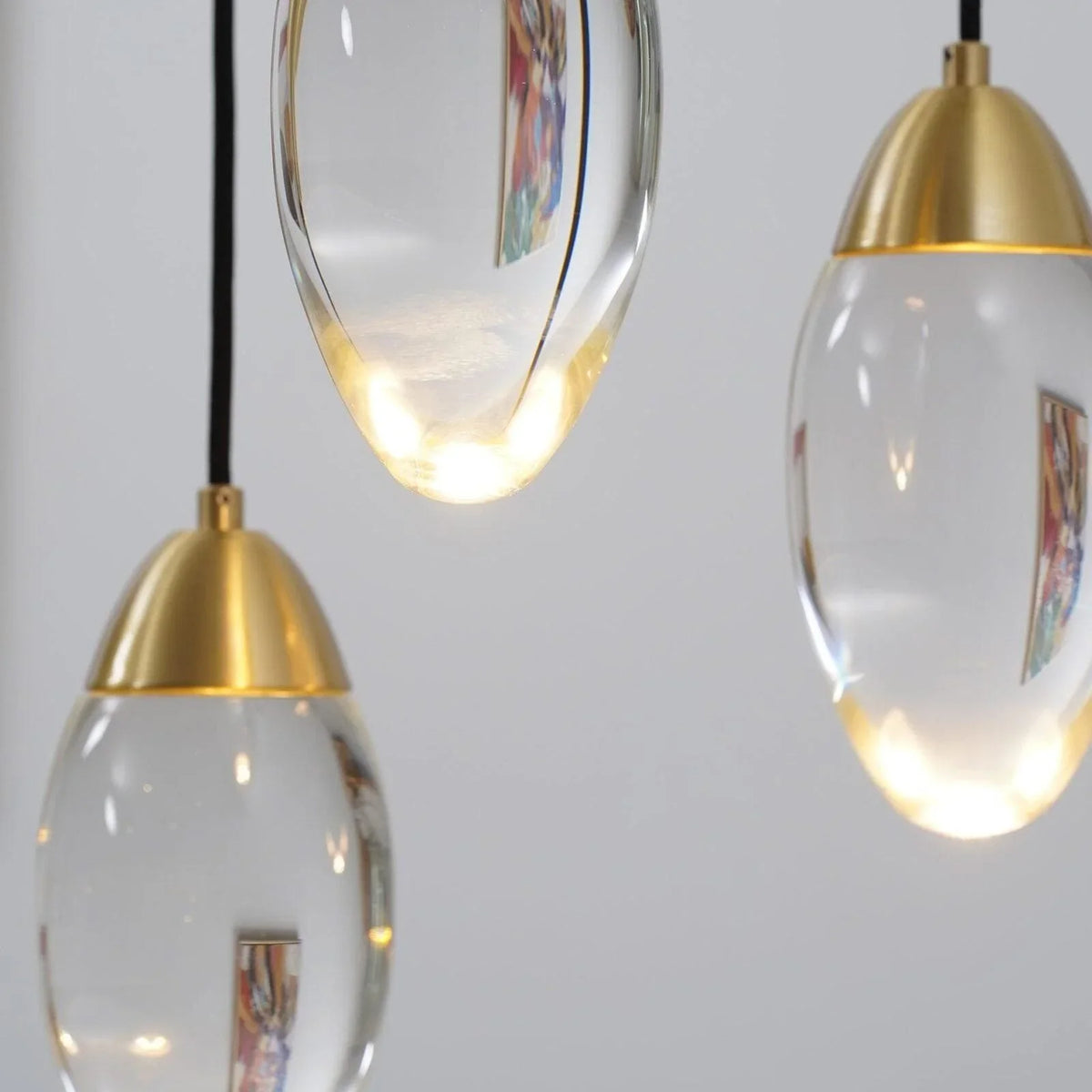 Metavaya Pendant light Brass crystal Pendant Lamp