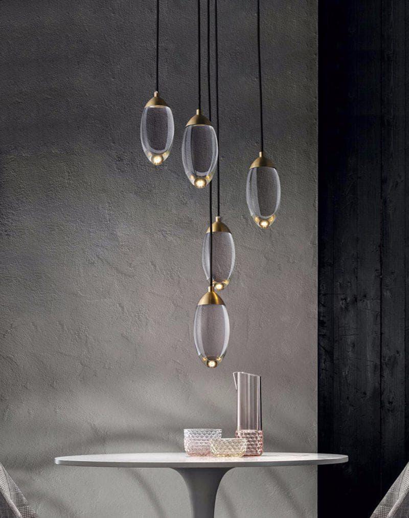 Metavaya Pendant light Brass crystal Pendant Lamp