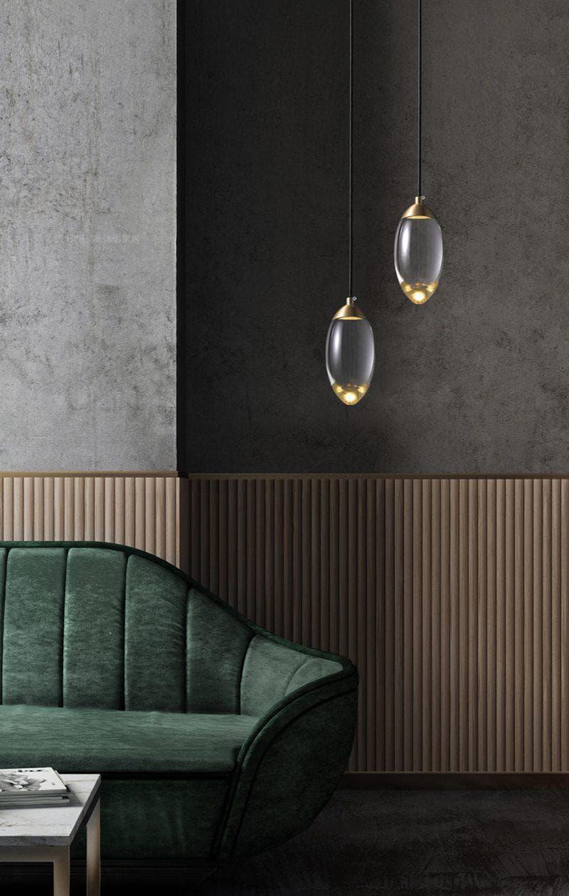 Metavaya Pendant light Brass crystal Pendant Lamp