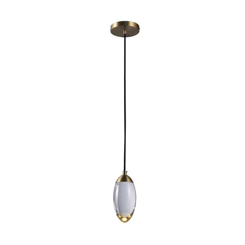 Metavaya Pendant light Style A / Brass / Warm White Brass crystal Pendant Lamp 662668874913 M2023071501-1