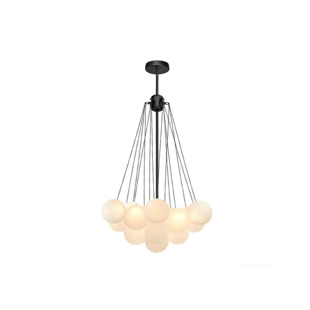 Metavaya Chandelier 19heads Dia 40cm x H 75cm / ∅ 15.8″ x H 29.5″ / Black Bubble Chandelier 662668836249 M2023121801-2 Bubble Chandelier | Discount Chandelier