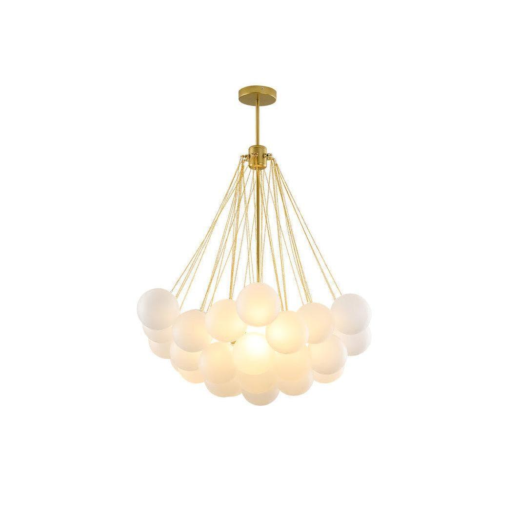 Metavaya Chandelier 37heads Dia 80cm x H 75cm / ∅ 31.5″ x H 29.5″ / Gold Bubble Chandelier 662668836256 M2023121801-3 Bubble Chandelier | Discount Chandelier
