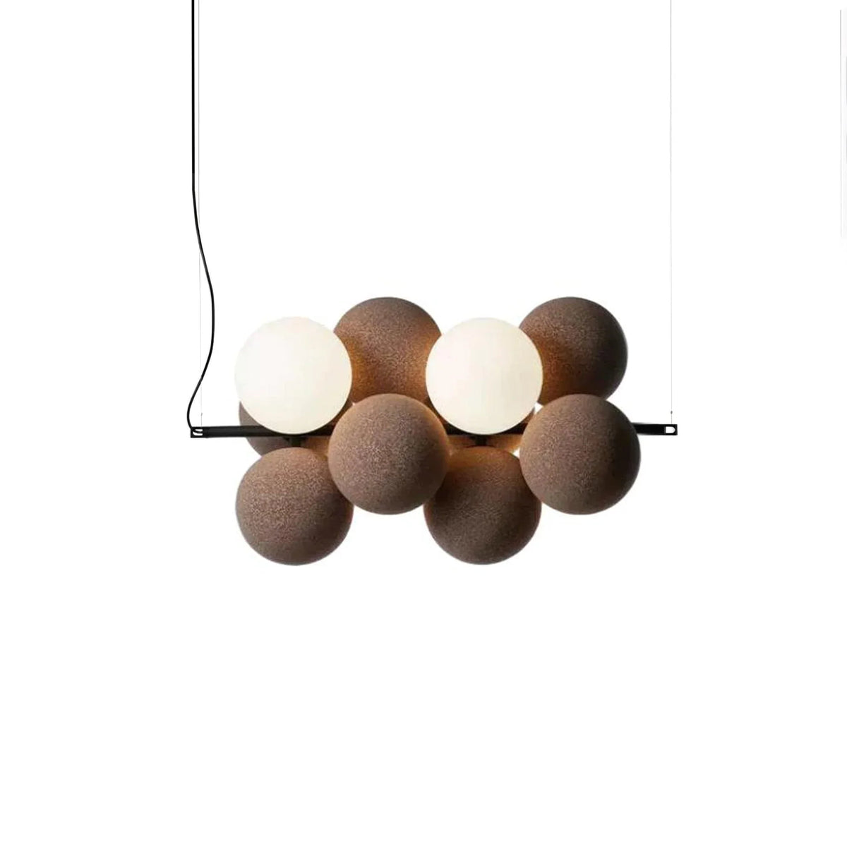 Metavaya Pendant lamp Horizontal Dia 58cm x H 26cm / ∅ 22.8″ x H 10.2″ / Terracotta Bubbles Holly Pendant Lamp 662668838939 M2023122003-6 Bubbles Holly Pendant Lamp Sale