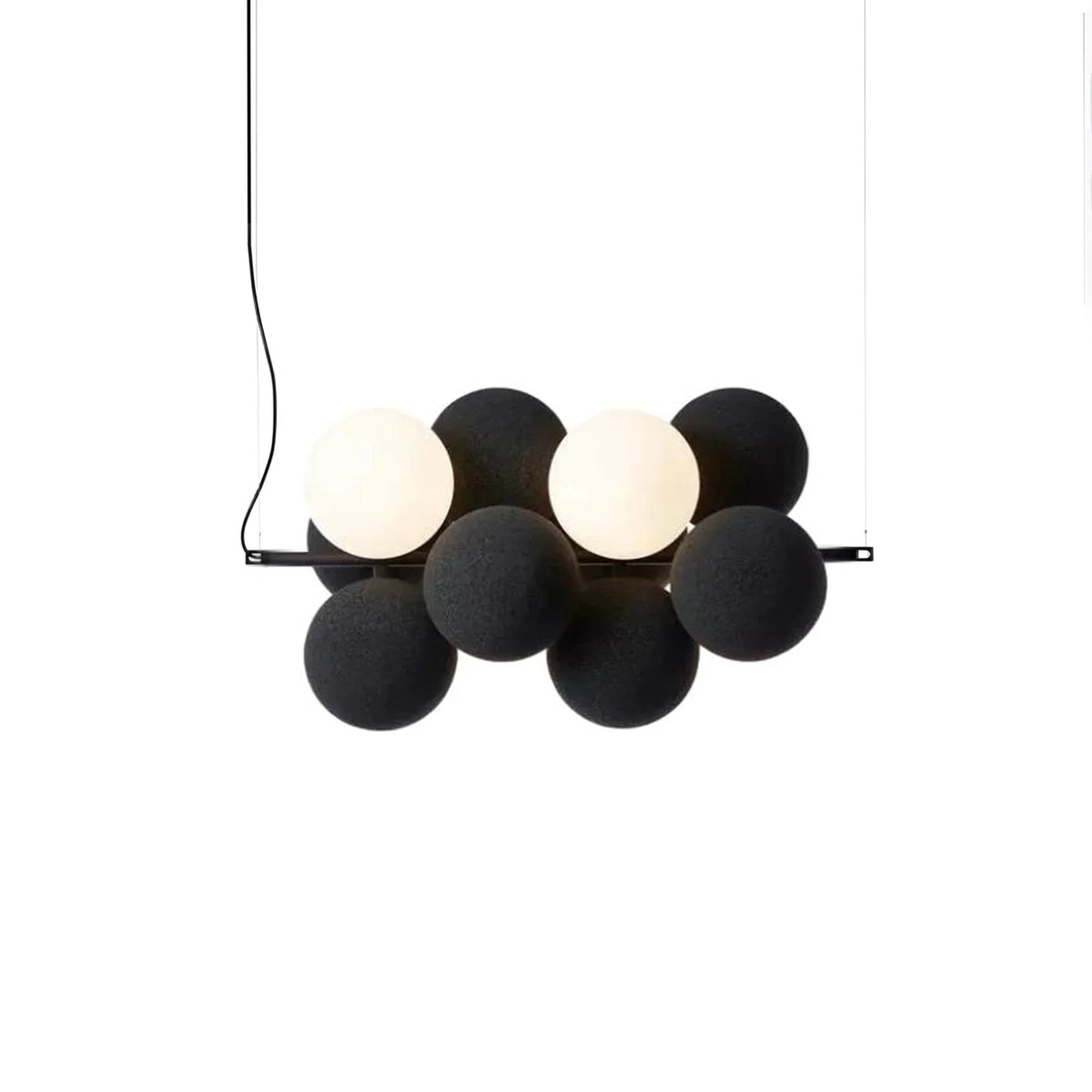 Metavaya Pendant lamp Horizontal Dia 58cm x H 26cm / ∅ 22.8″ x H 10.2″ / Anthracite grey Bubbles Holly Pendant Lamp 662668838915 M2023122003-4 Bubbles Holly Pendant Lamp Sale