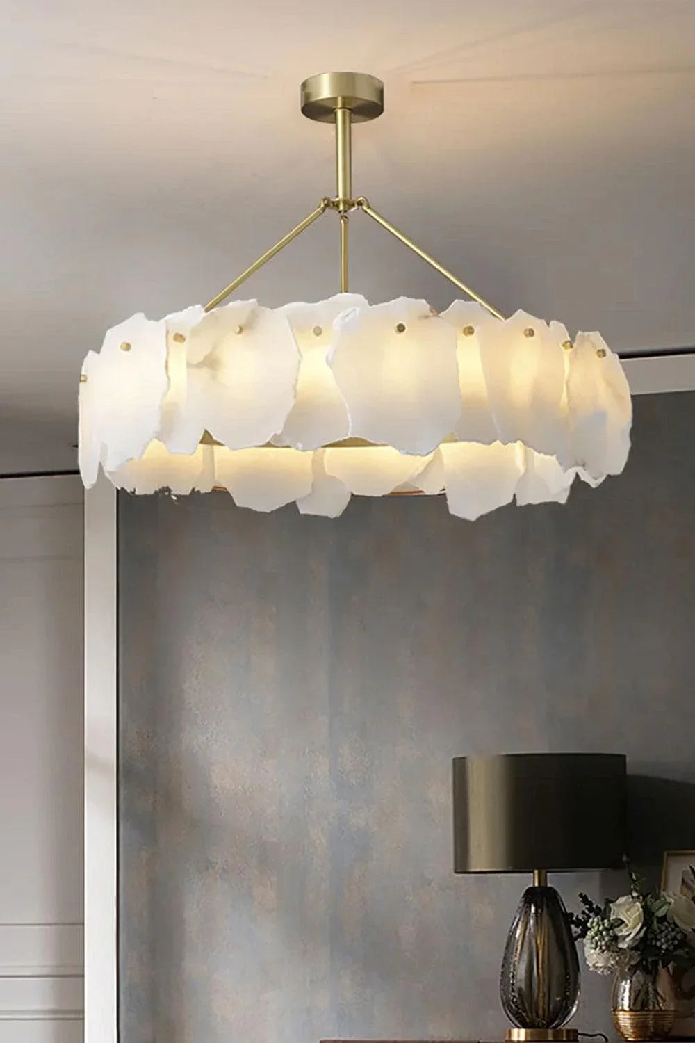 Metavaya Chandelier Burton Marble Chandelier