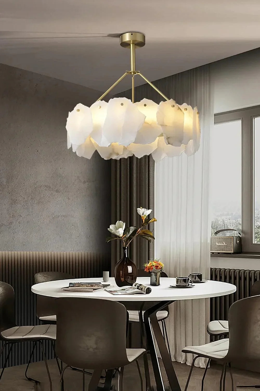 Metavaya Chandelier Burton Marble Chandelier