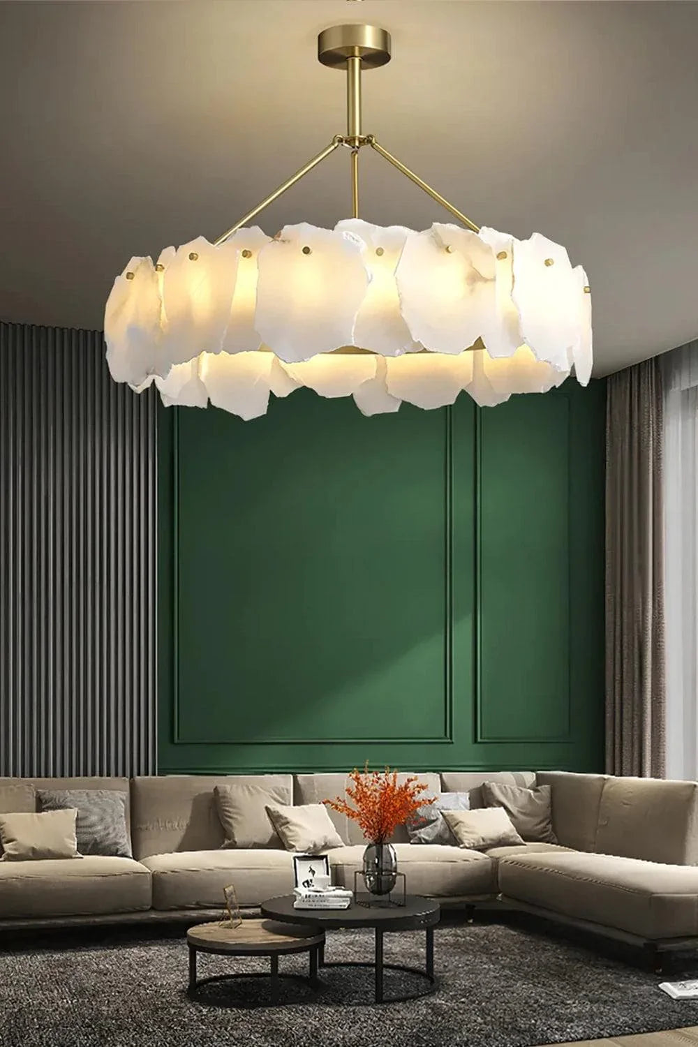Metavaya Chandelier Burton Marble Chandelier