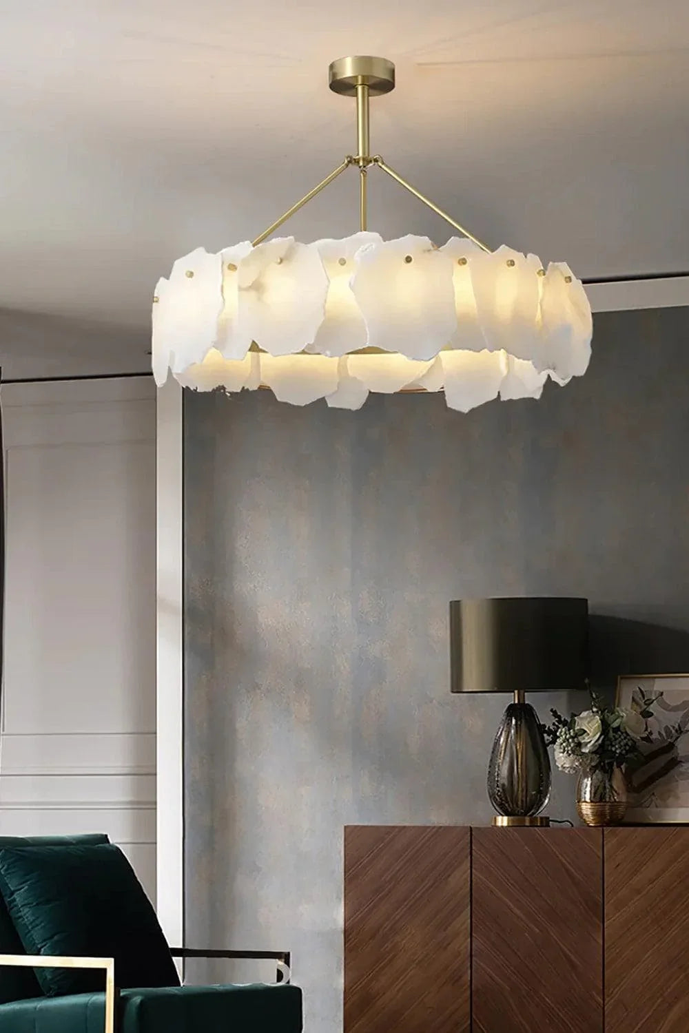 Metavaya Chandelier Burton Marble Chandelier