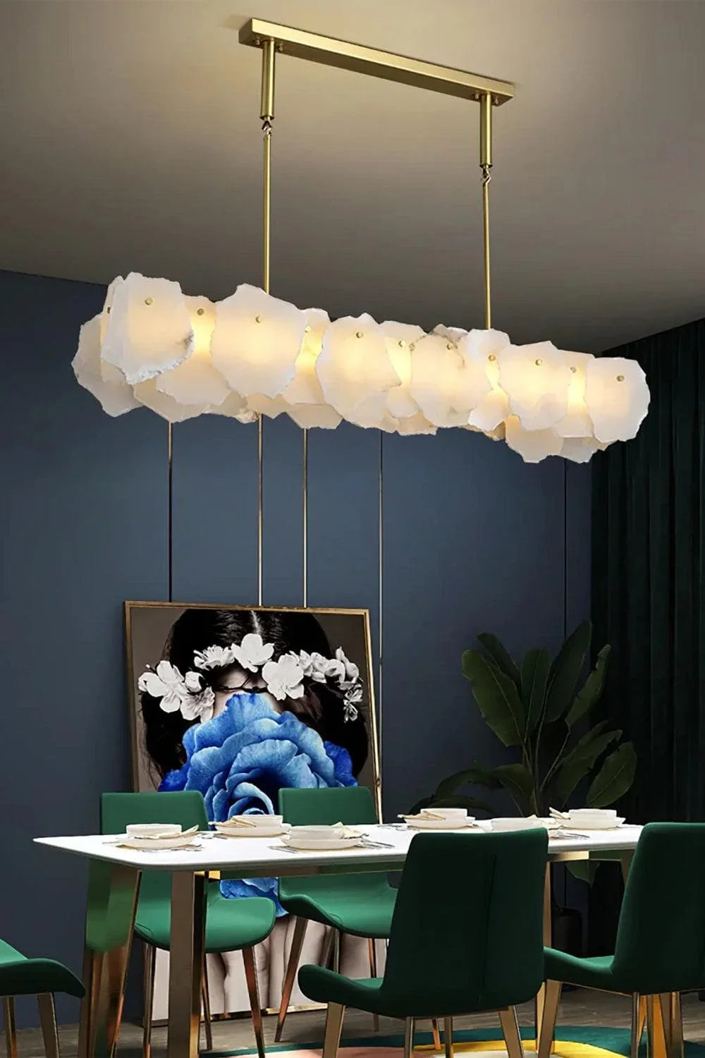 Metavaya Chandelier Burton Marble Chandelier