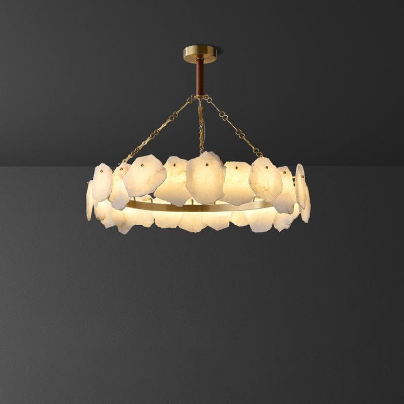 Metavaya Chandelier Burton Marble Round Chandelier