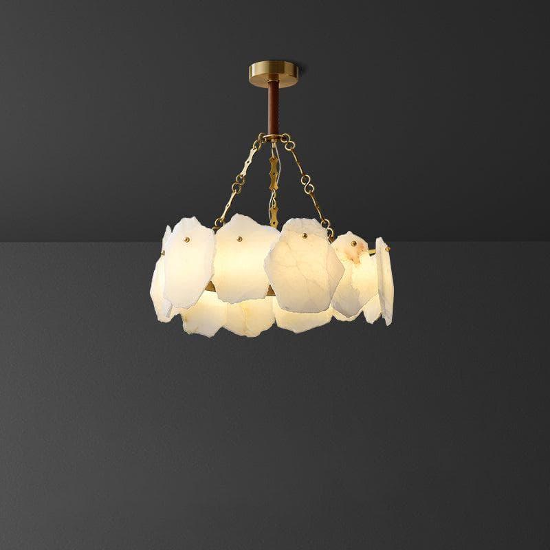 Metavaya Chandelier Burton Marble Round Chandelier
