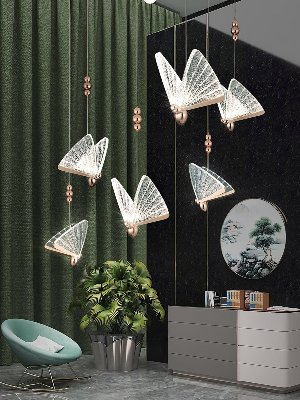 Metavaya Pendant lamp Butterfly Pendant Light