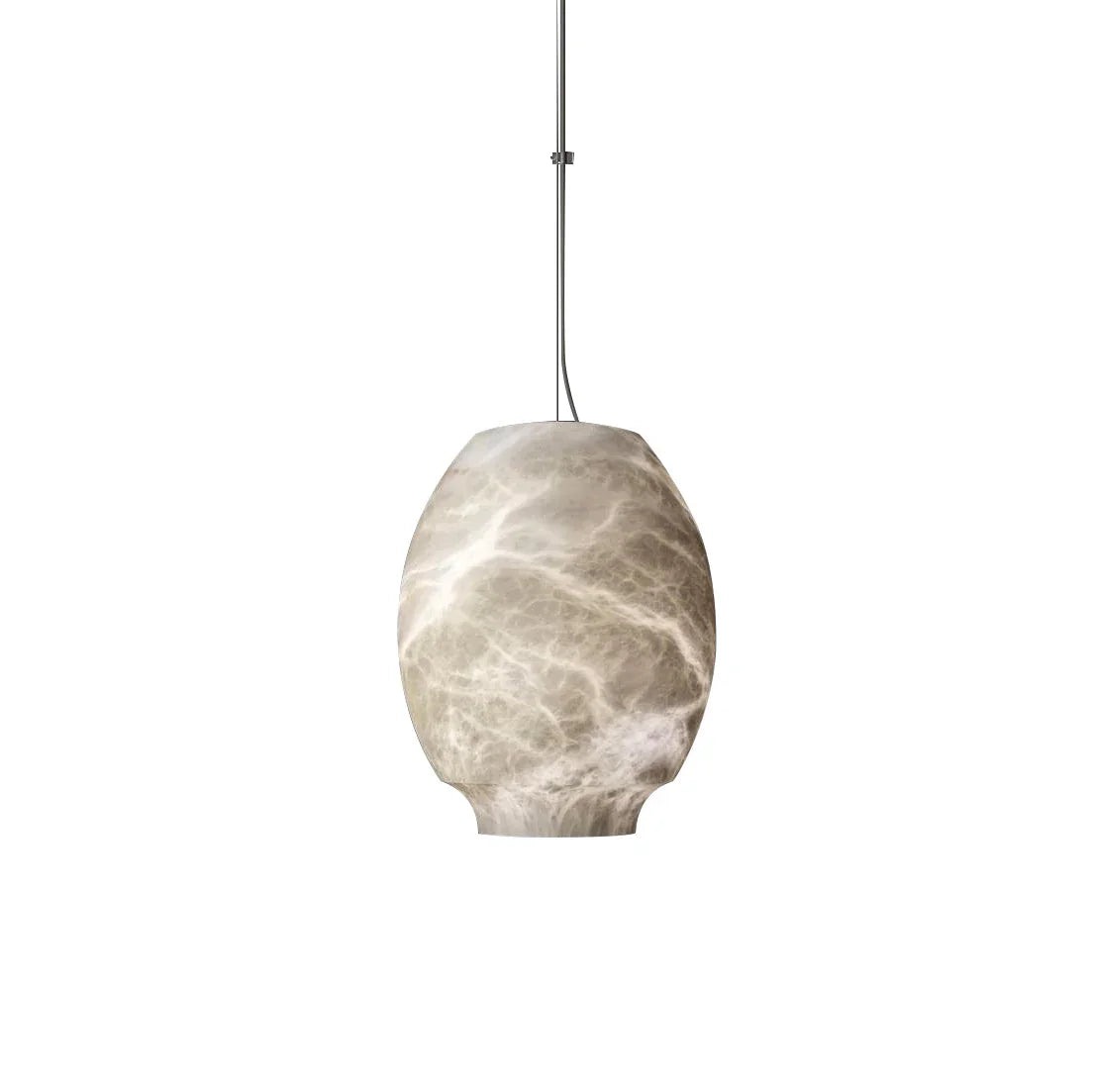 Cocoon Alabaster Pendant Lamp - view 13 | Metavaya