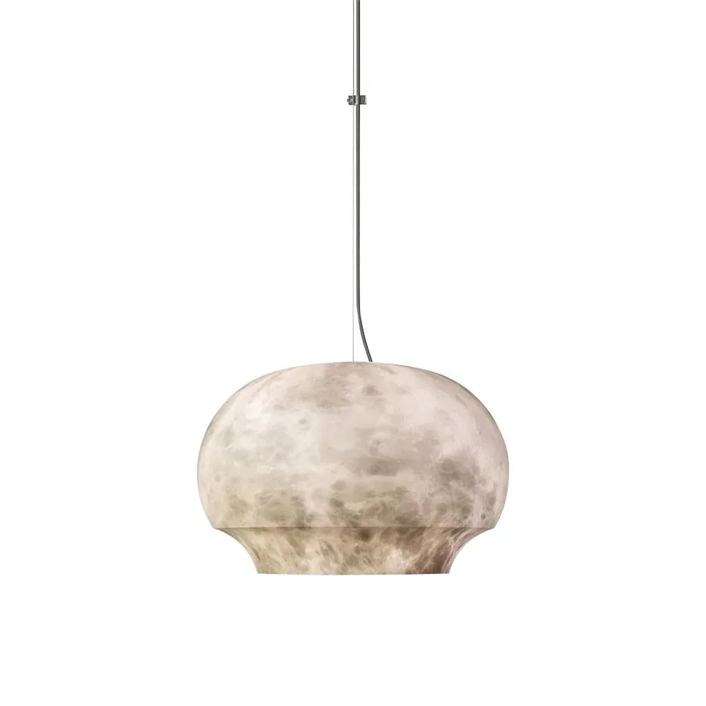Cocoon Alabaster Pendant Lamp - view 8 | Metavaya