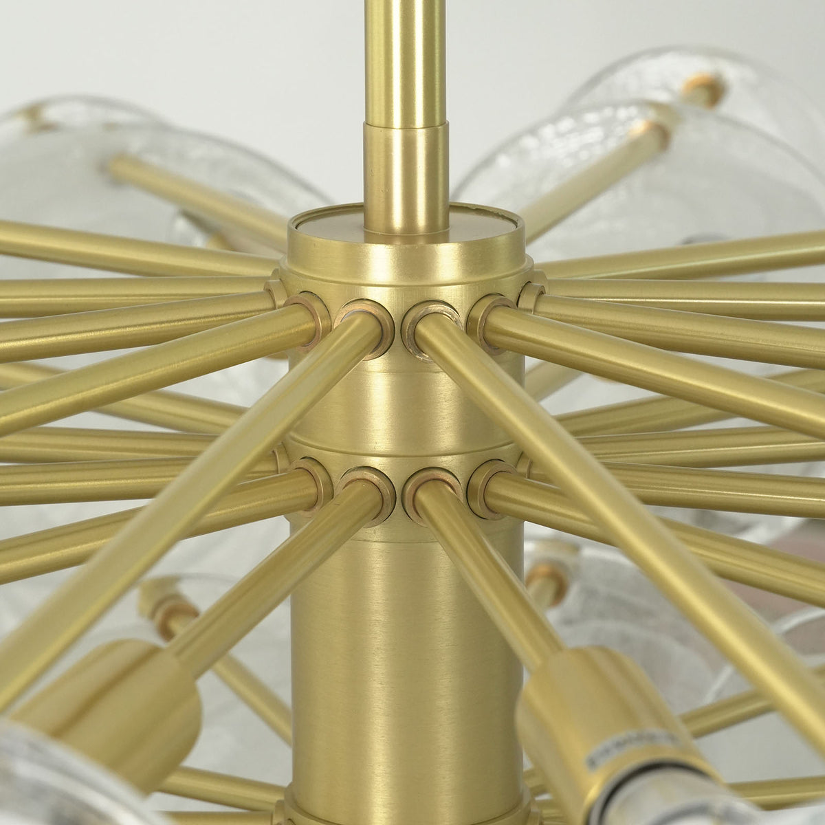 Celeste Glass Disc Chandelier - view 17 | Metavaya