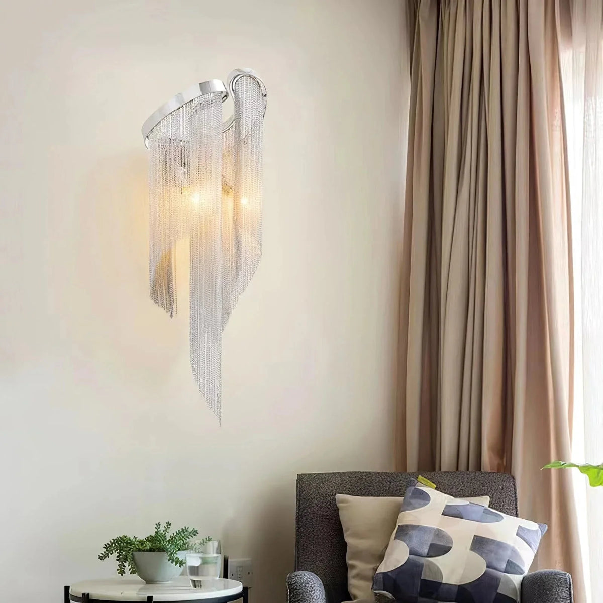 Metavaya Wall lamp Chain Tassel Wall Lamp Chain Tassel Wall Lamp- Buy online