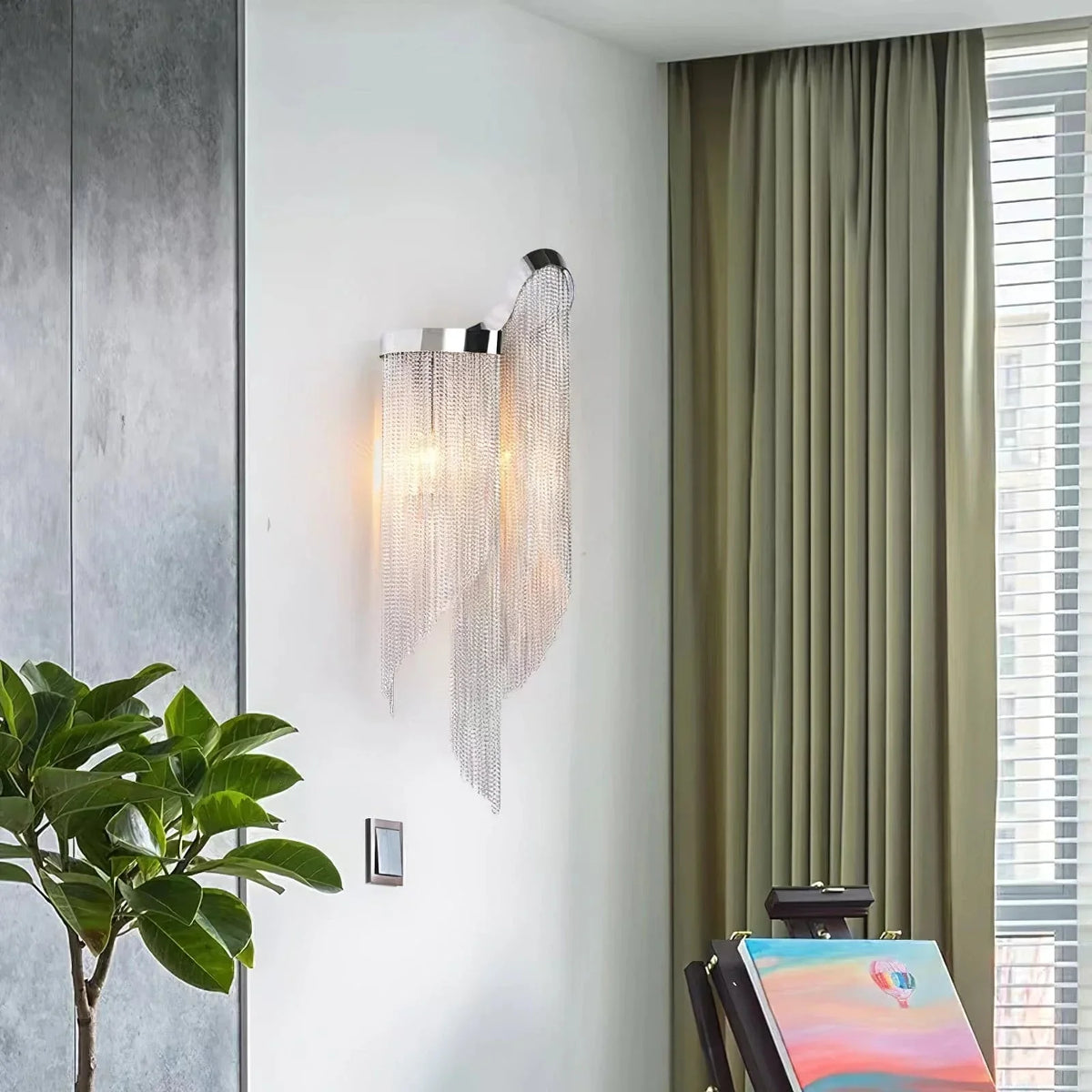 Metavaya Wall lamp Chain Tassel Wall Lamp Chain Tassel Wall Lamp- Buy online