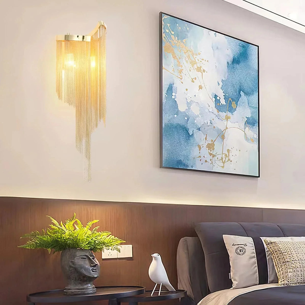 Metavaya Wall lamp Chain Tassel Wall Lamp Chain Tassel Wall Lamp- Buy online