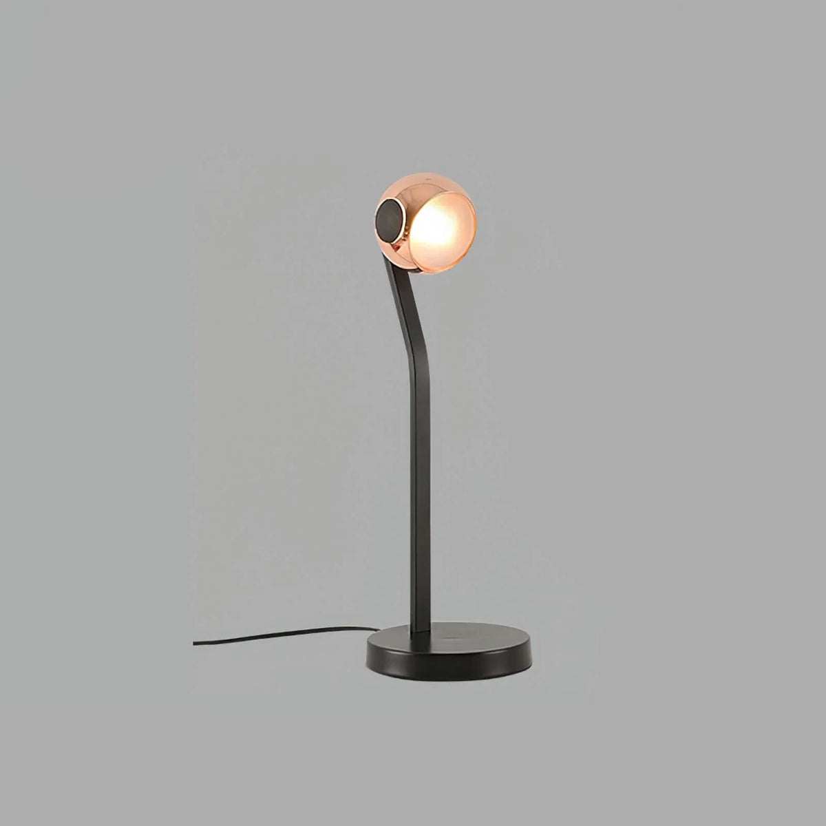 Metavaya Table lamp Dia 17cm x H 47cm / ∅ 6.7″ x H 18.5″ / Black & Rose Gold / US plug Chalfis Table Lamp 662668879321 M202403244-9 Chalfis Table Lamp- Buy online