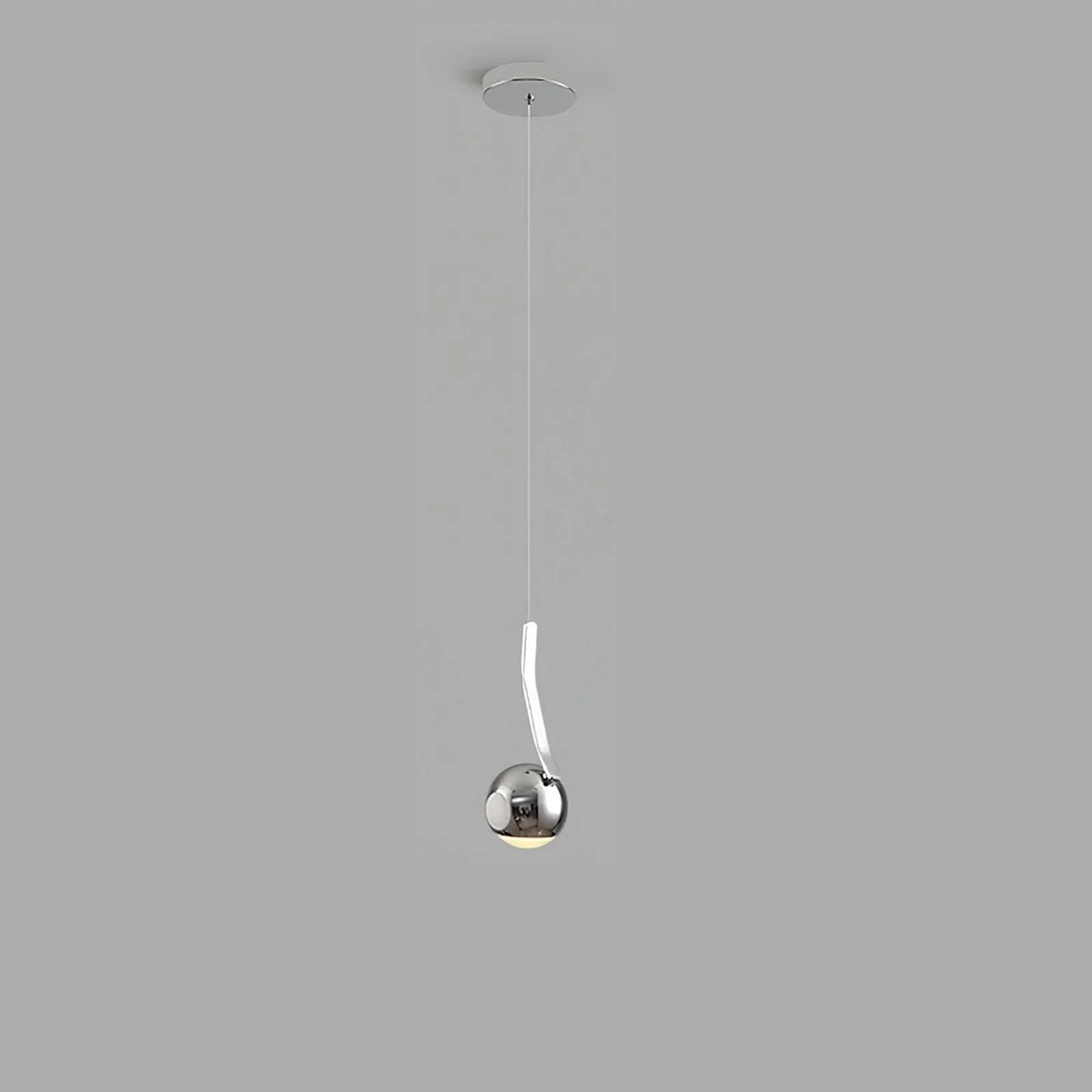 Metavaya Pendant lamp Dia 10 cm x H 25.5 cm / ∅ 3.9″ x H 10″ / Chrome / Warm light Chalfis pendant lamp 662668879185 M202403243-7 Chalfis pendant lamp - Buy online