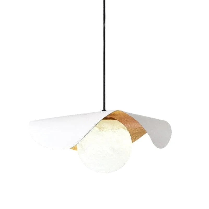 Metavaya Pendant Lamp Dia 40cm x H 200cm / ∅ 15.7″ x H 78.7″ / White & Gold / Warm Light Cilla Pendant Lamp 6938617803520 M2023102501-2