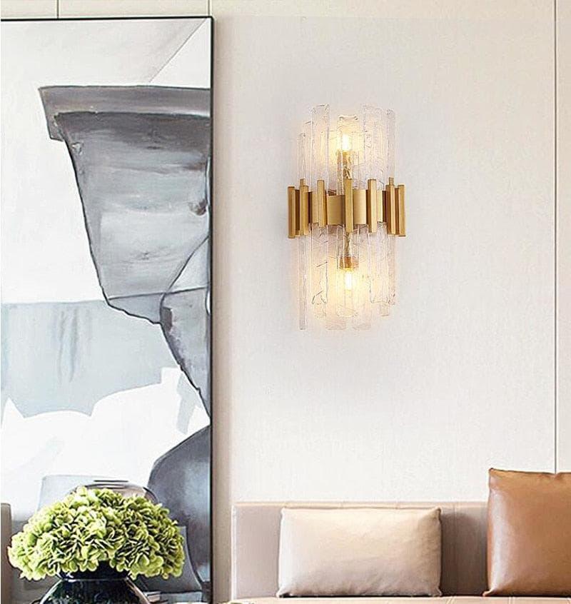 Metavaya Wall lamp L 21cm x H 32cm / L 8.3″ x H 12.6″ / Gold Ciro Wall Lamp 6938617813031 M2023110603-1