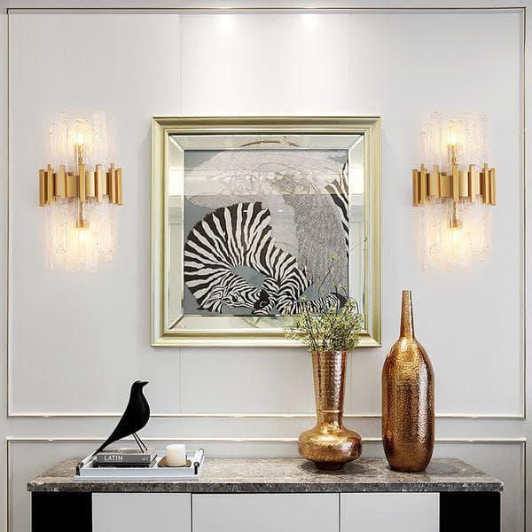 Metavaya Wall lamp L 21cm x H 32cm / L 8.3″ x H 12.6″*2 / Gold Ciro Wall Lamp 6938617813048 M2023110603-2