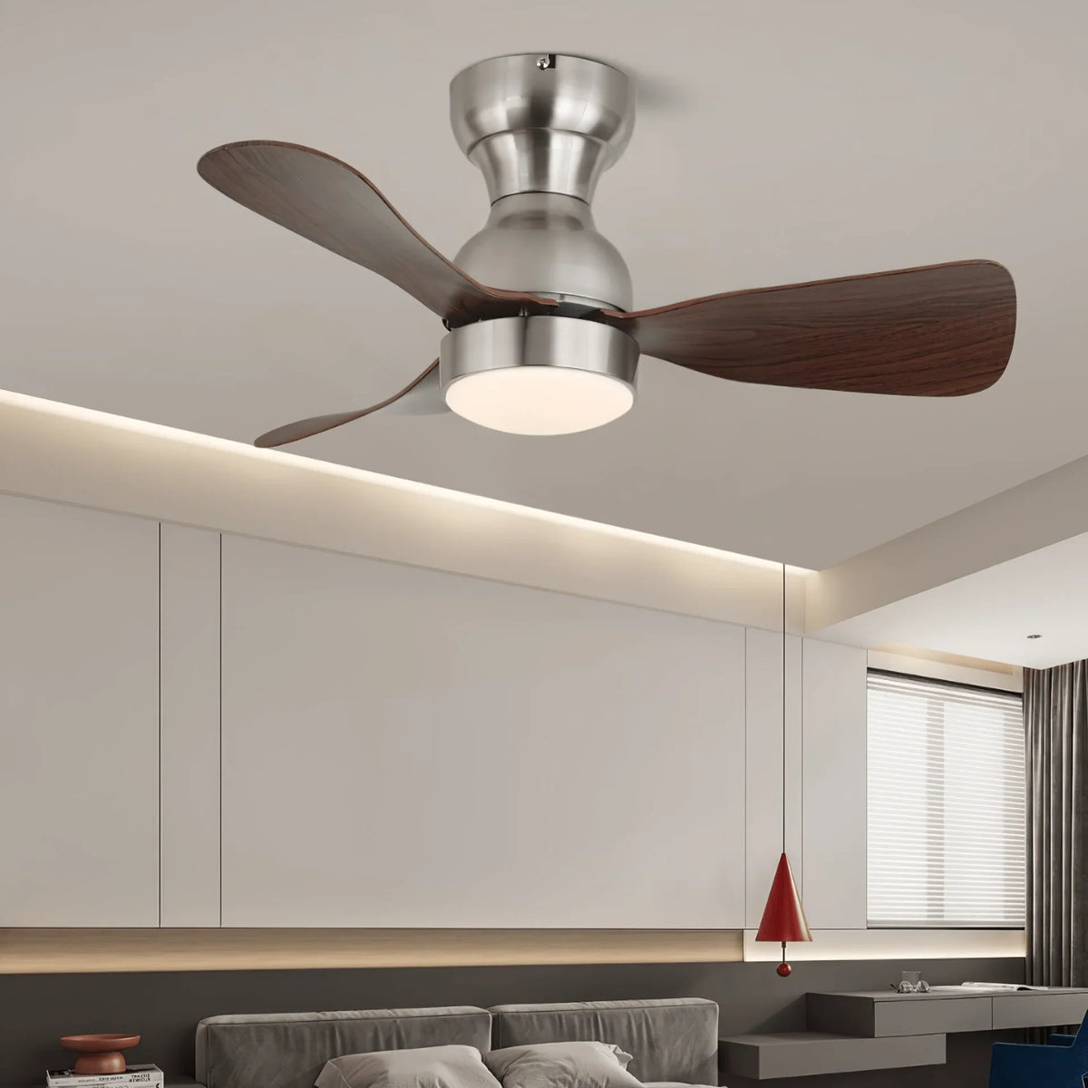 Civico Spin Ceiling Fan Light - view 2 | Metavaya