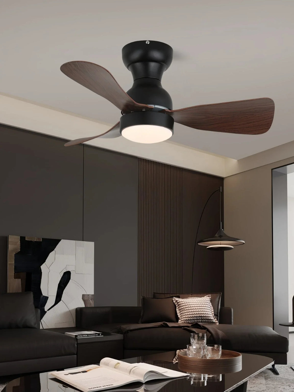 Civico Spin Ceiling Fan Light - view 5 | Metavaya