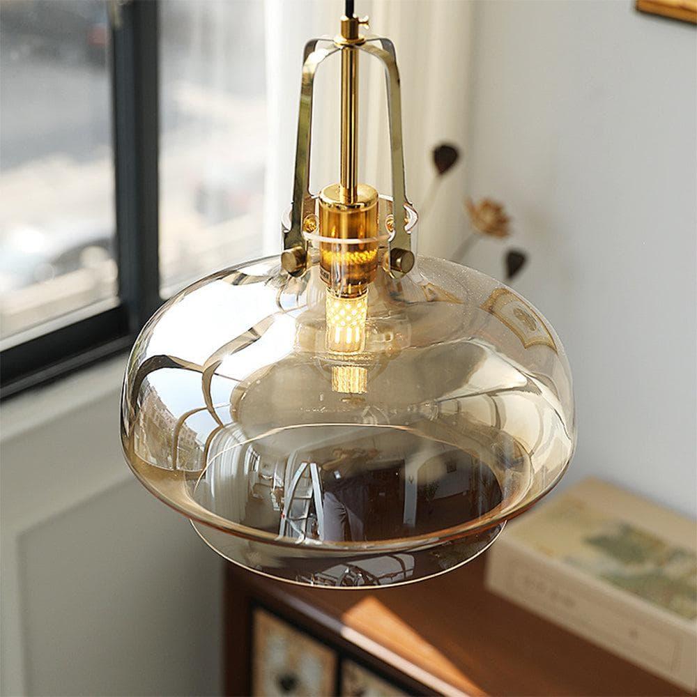 Metavaya Pendant light Clear Fish Tank Shaped Glass Pendant Light