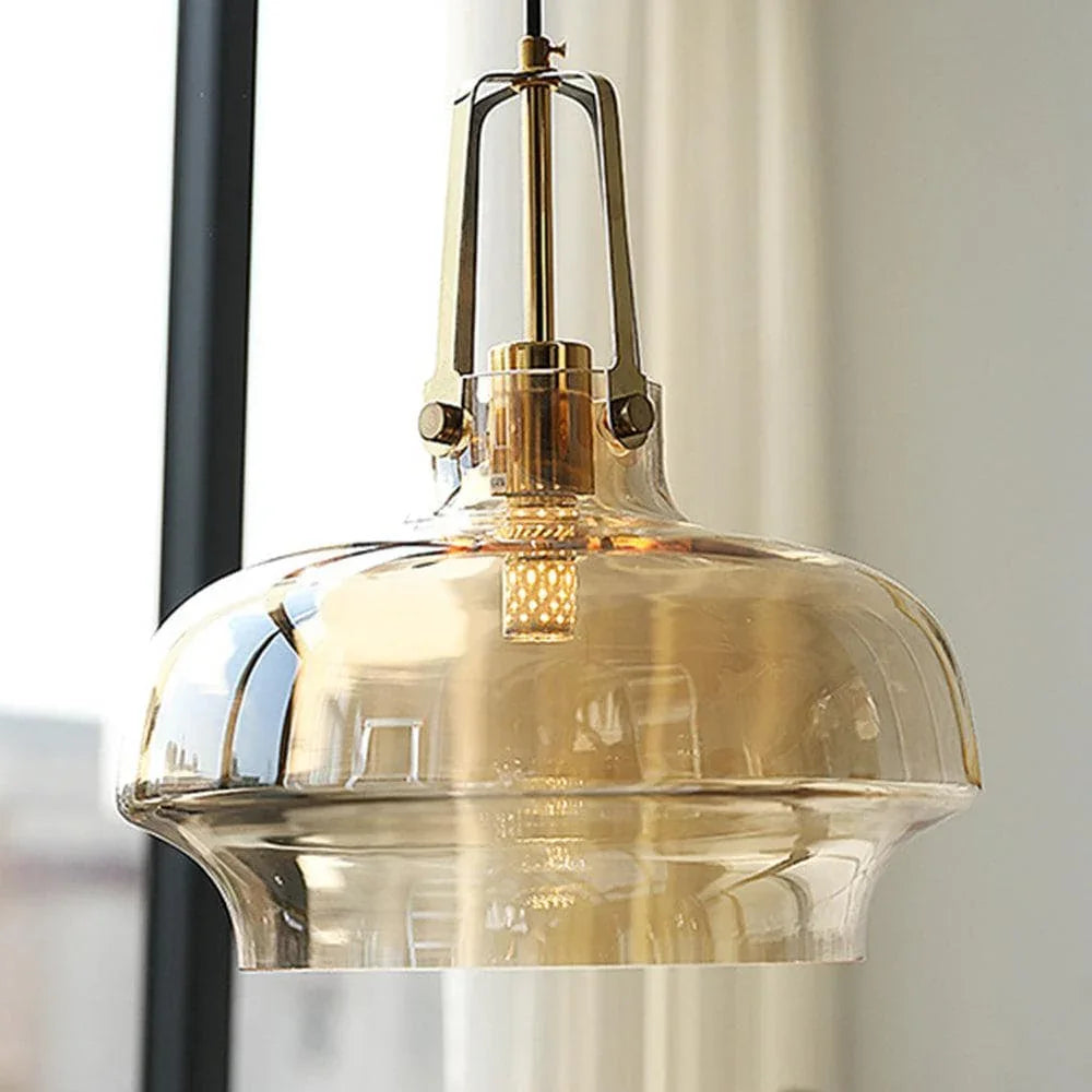 Metavaya Pendant light Clear Fish Tank Shaped Glass Pendant Light