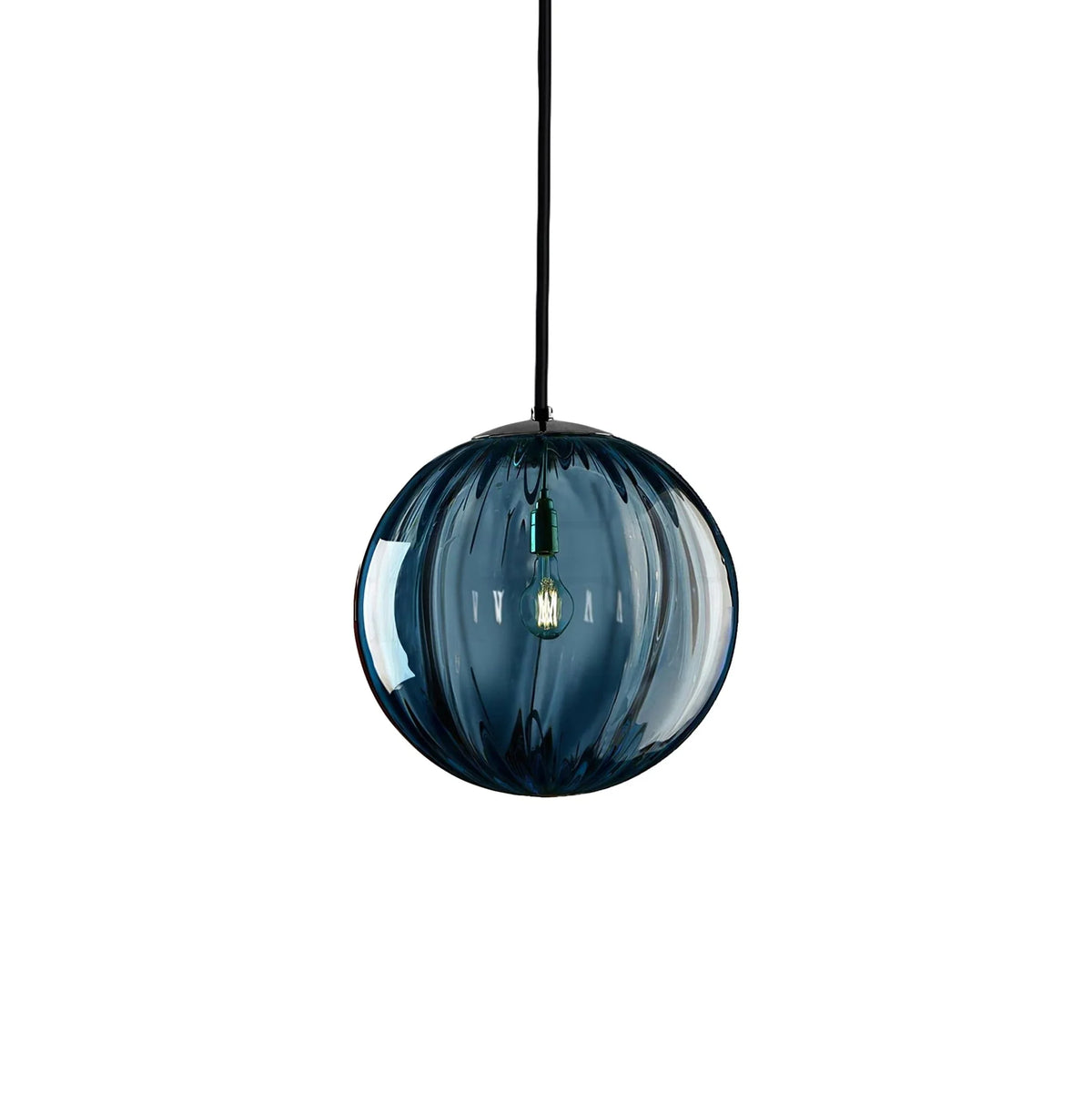 Metavaya Pendant light Dia 15cm x H 15cm / ∅ 5.9″ x H 5.9″ / Black / Dark Blue Clio Pendant Light 6938617816735 M2023112604-1