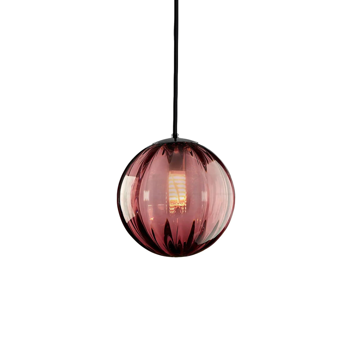 Metavaya Pendant light Dia 15cm x H 15cm / ∅ 5.9″ x H 5.9″ / Black / Wine Red Clio Pendant Light 6938617816742 M2023112604-2