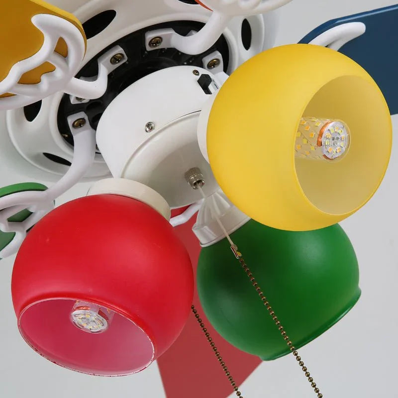 ColorPop Kids’ Ceiling Fan Light - view 8 | Metavaya