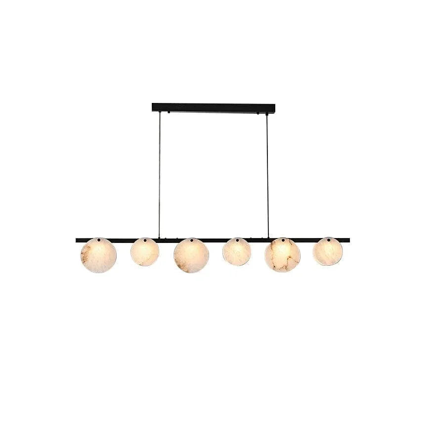 Metavaya Chandelier Dia 100cm x H 15cm / L 39.4″ x H 5.9″ / Gold Copper marble chandelier 6938617788902 M2023100505-1