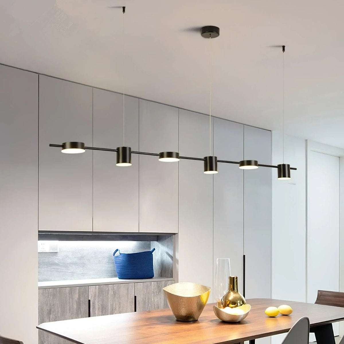 Metavaya Chandelier Counterpoint LED Linear Chandelier
