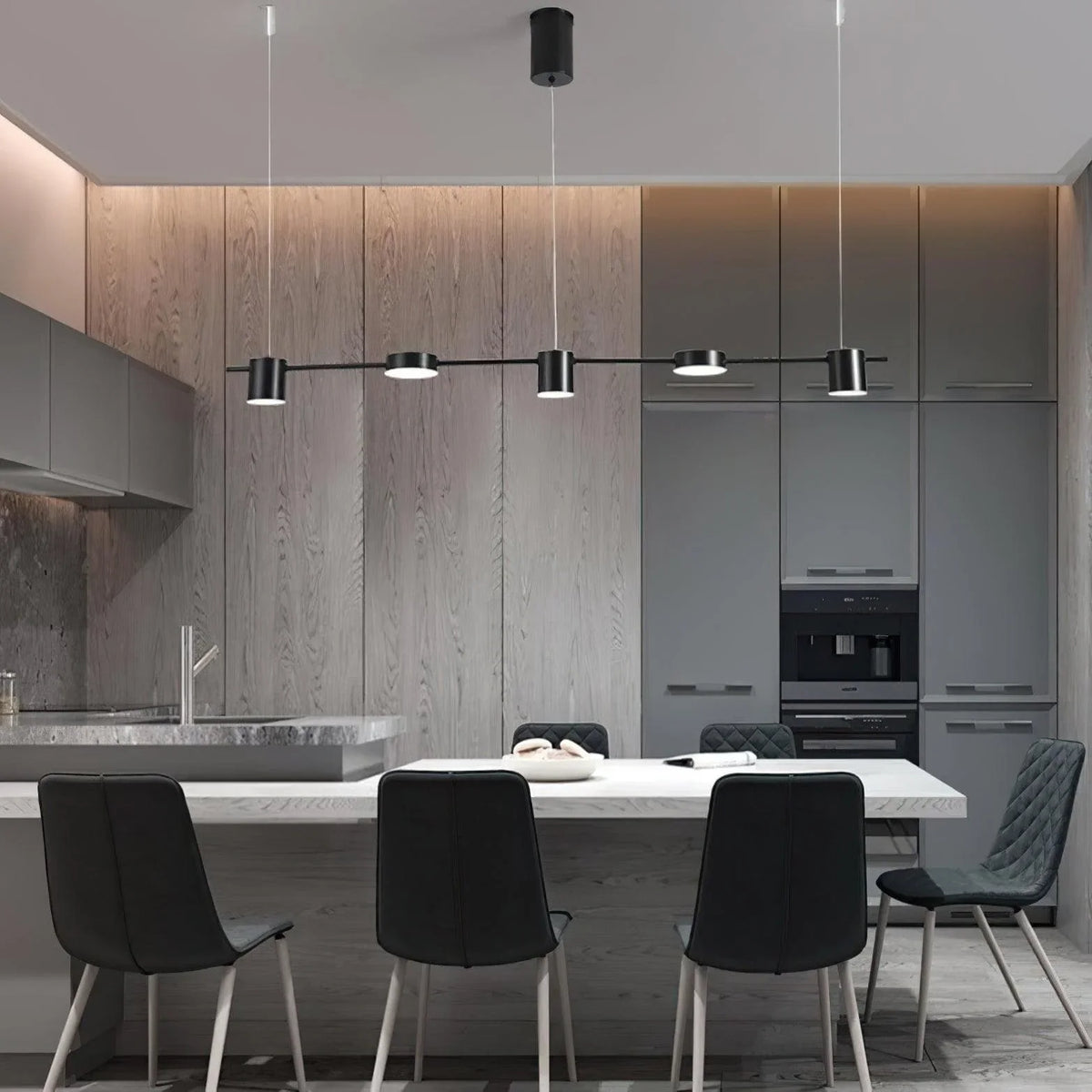 Metavaya Chandelier Counterpoint LED Linear Chandelier