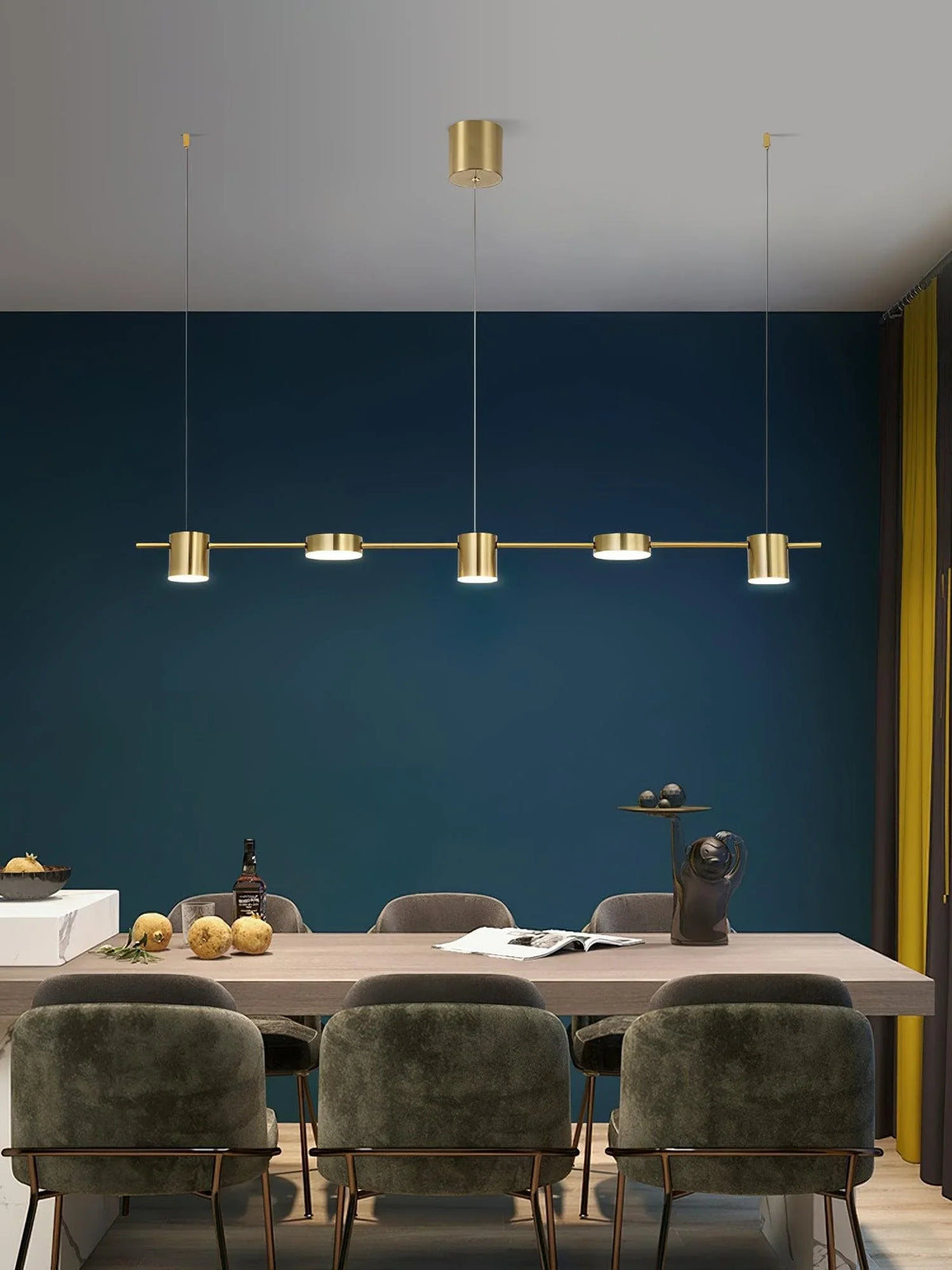 Metavaya Chandelier Counterpoint LED Linear Chandelier