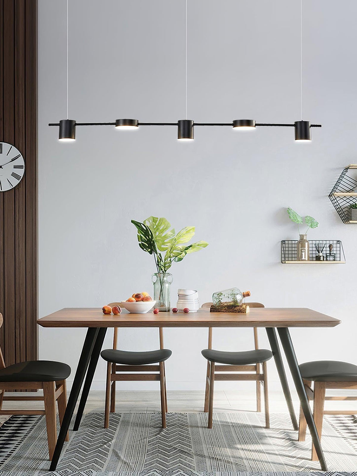 Metavaya Chandelier Counterpoint LED Linear Chandelier