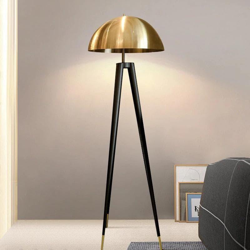 Metavaya Floor Lamp Dia 50cm x H 165cm / ∅ 19.7″ x H 65″ / Black+ Copper plating / US plug Coyote Floor Lamp 662668903064 M2024010703-1 Coyote Floor Lamp | Discount Sale