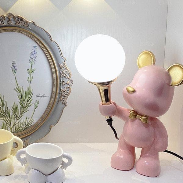 Metavaya Table lamp Creative Bear Planet Table Lamp