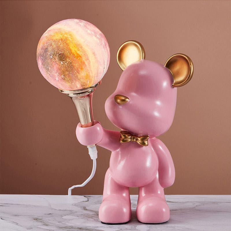 Metavaya Table lamp Creative Bear Planet Table Lamp