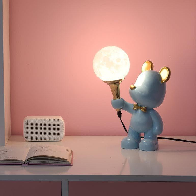 Metavaya Table lamp Creative Bear Planet Table Lamp