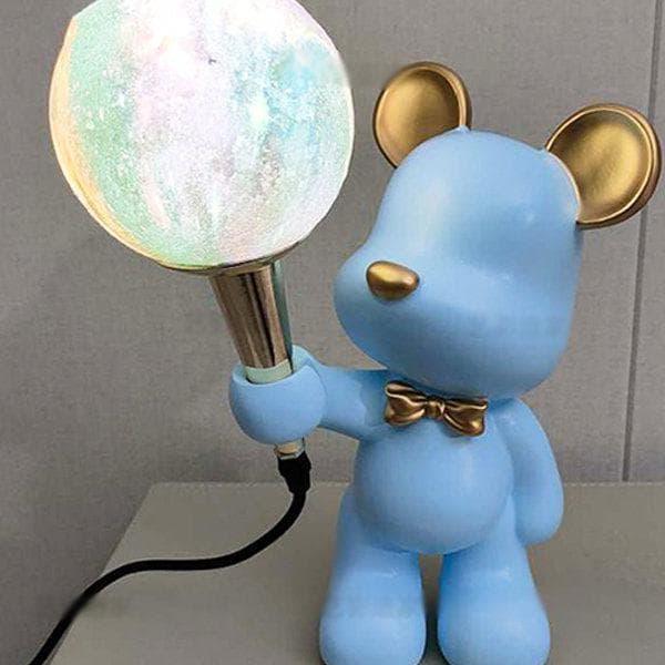 Metavaya Table lamp Creative Bear Planet Table Lamp