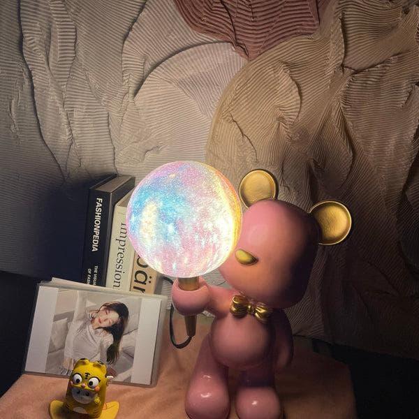 Metavaya Table lamp Creative Bear Planet Table Lamp