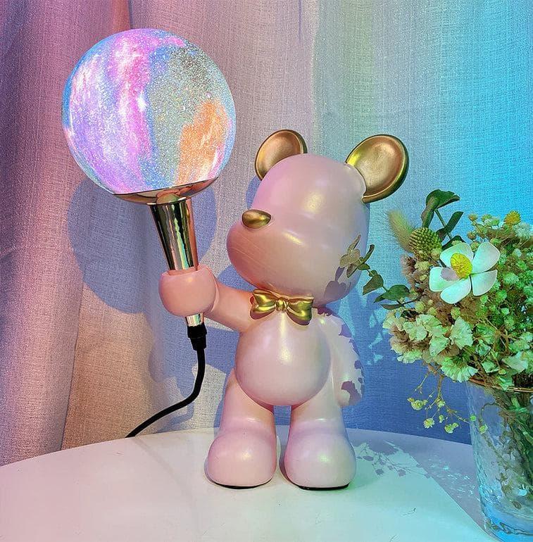 Metavaya Table lamp Creative Bear Planet Table Lamp