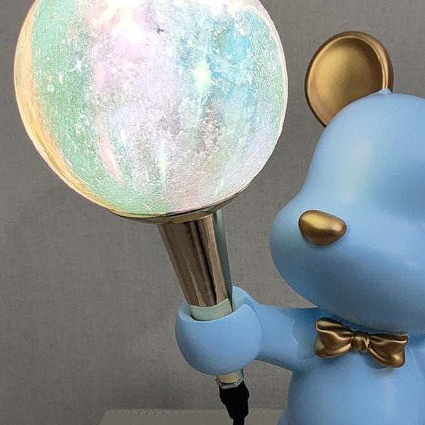 Metavaya Table lamp Creative Bear Planet Table Lamp